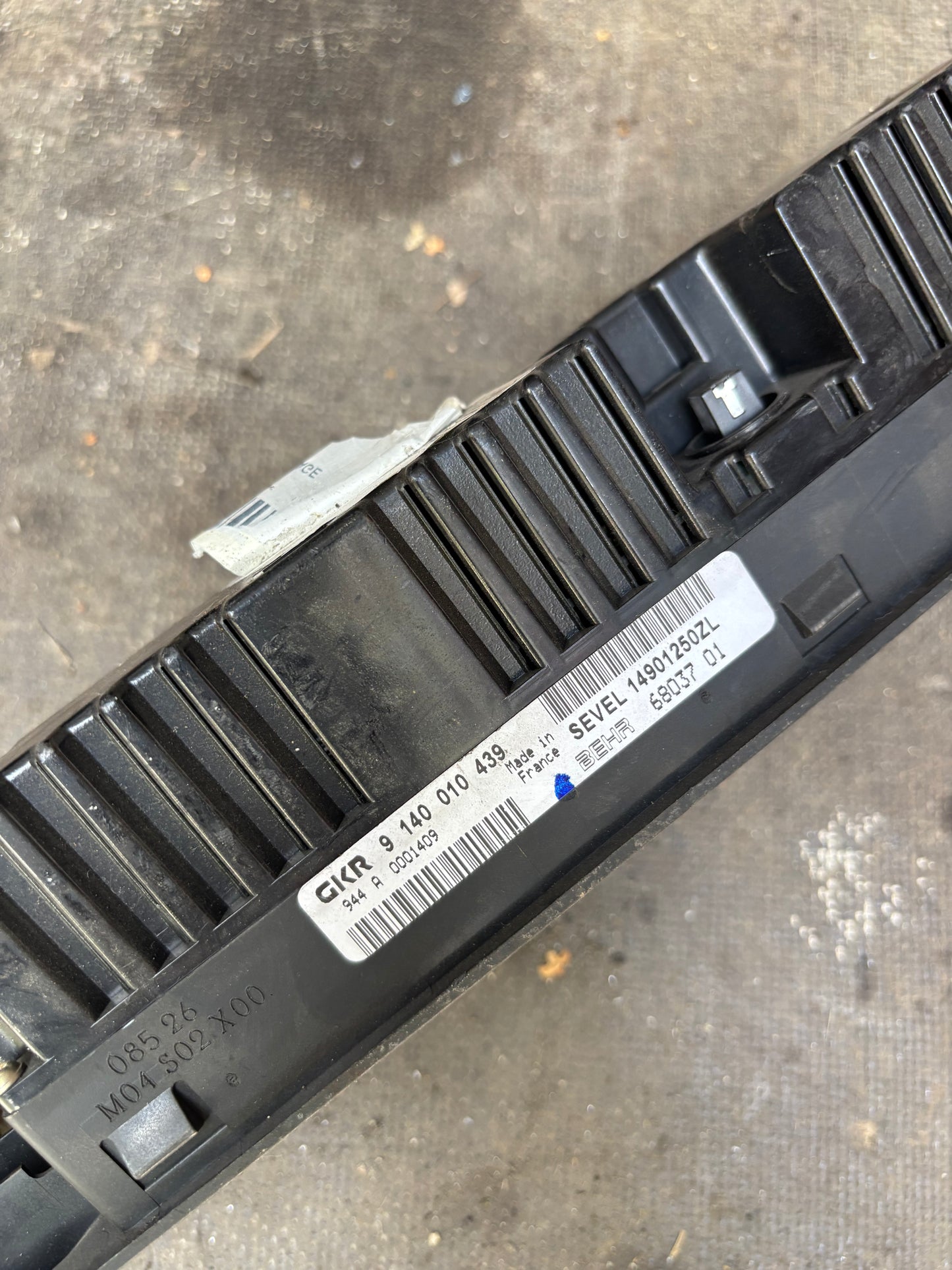 Unité de contrôle de clim Peugeot 806