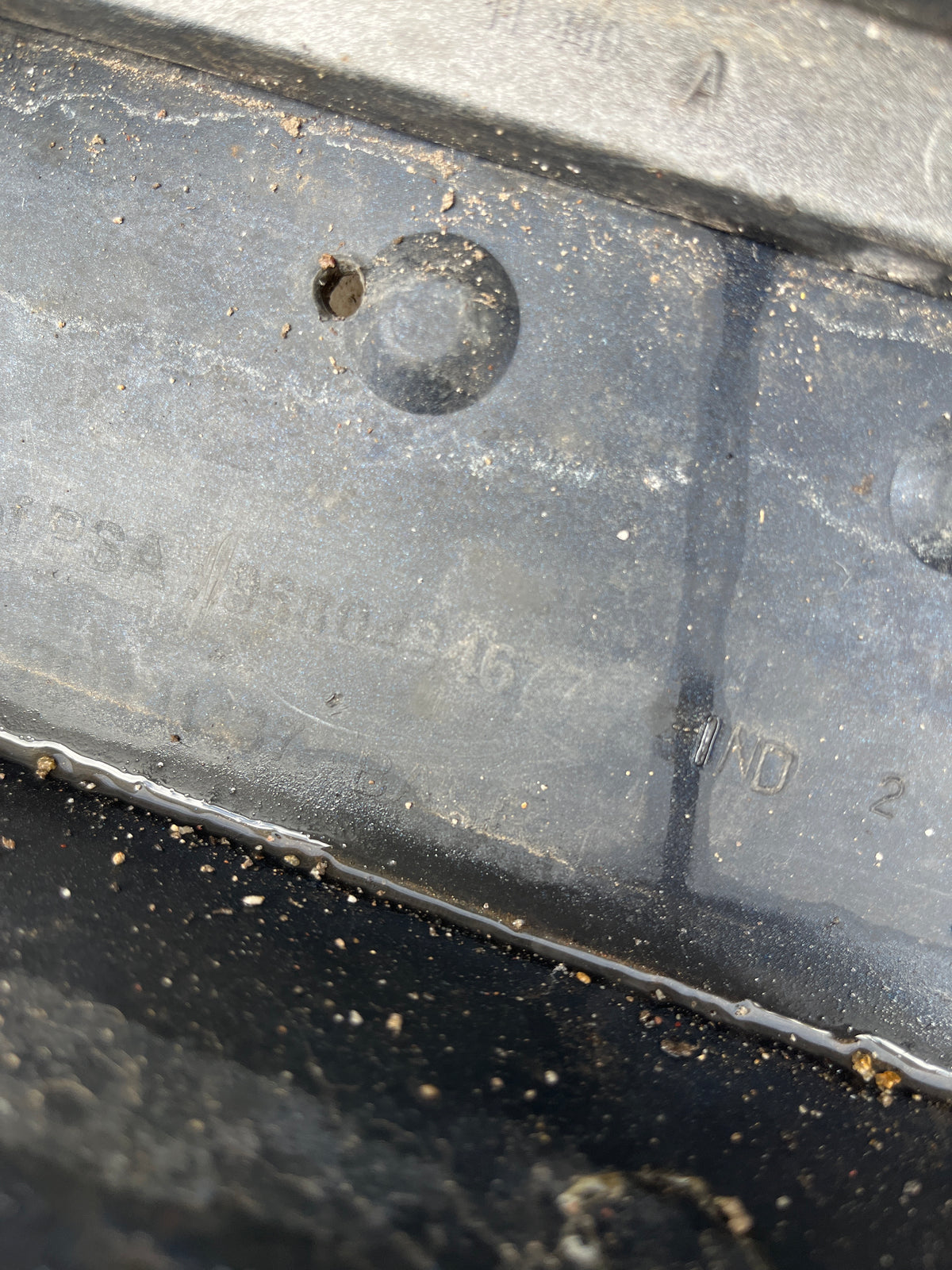 Pare choc AV bleu 9680484677 Peugeot 308 T7 Phase 1