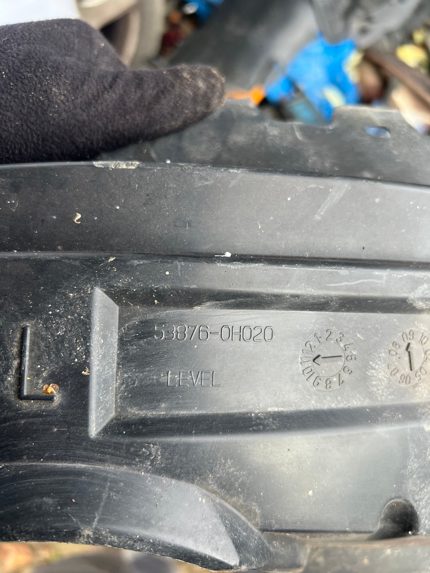 Pare boue avant gauche Citroën C1