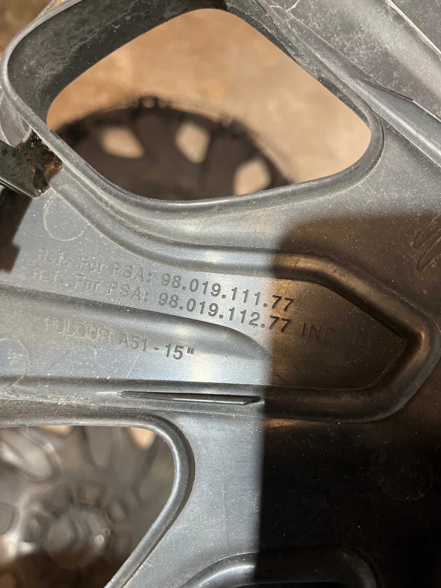 Enjoliveurs Citroen 15 pouces