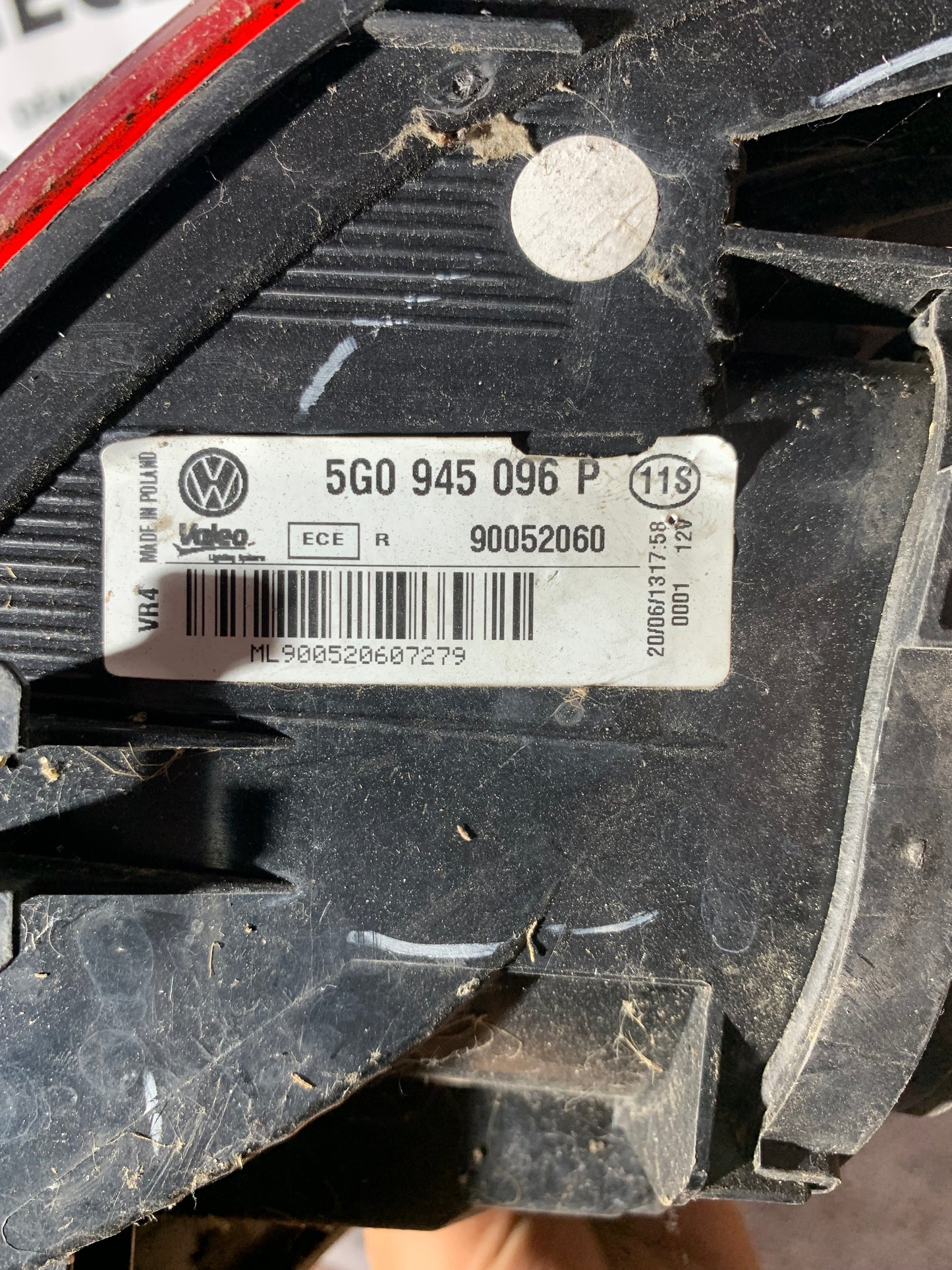 Feu arrière droit extérieur Volkswagen Golf 7 phase 1