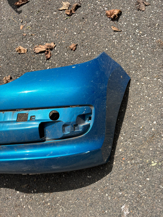 Pare choc arrière Peugeot 207 bleu