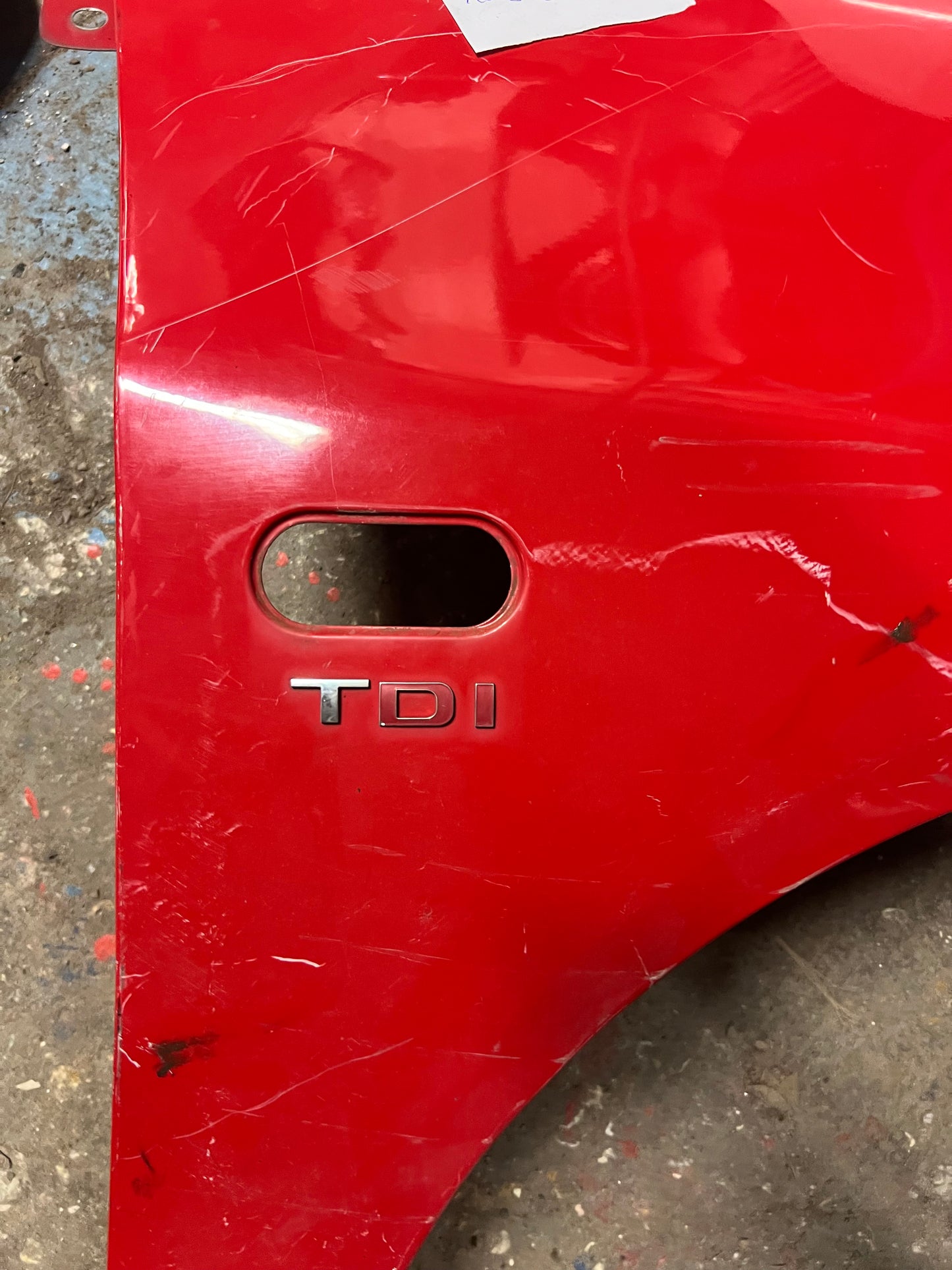 Aile droit Seat Ibiza Rouge (6L)