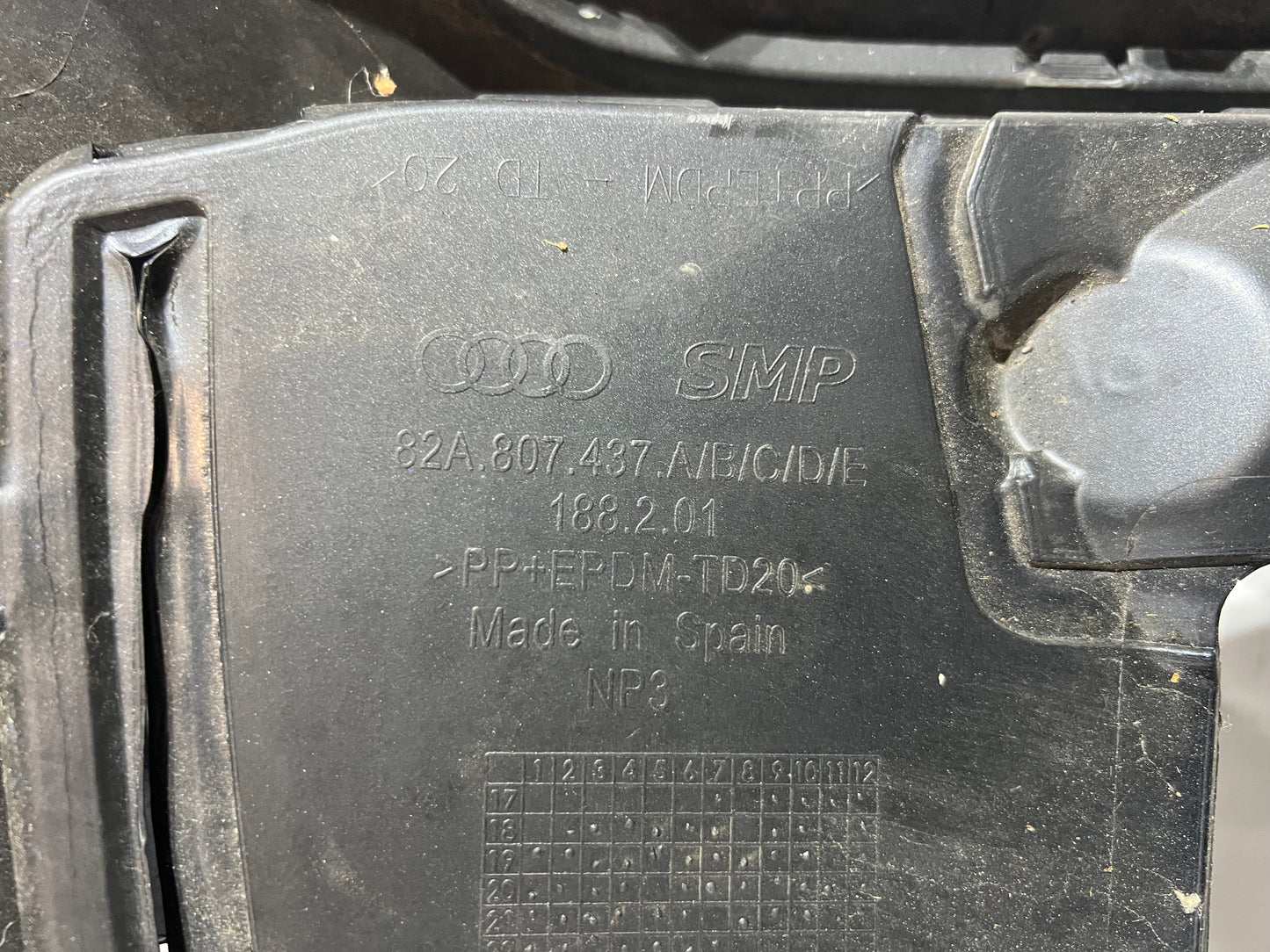 Pare choc avant Audi A1