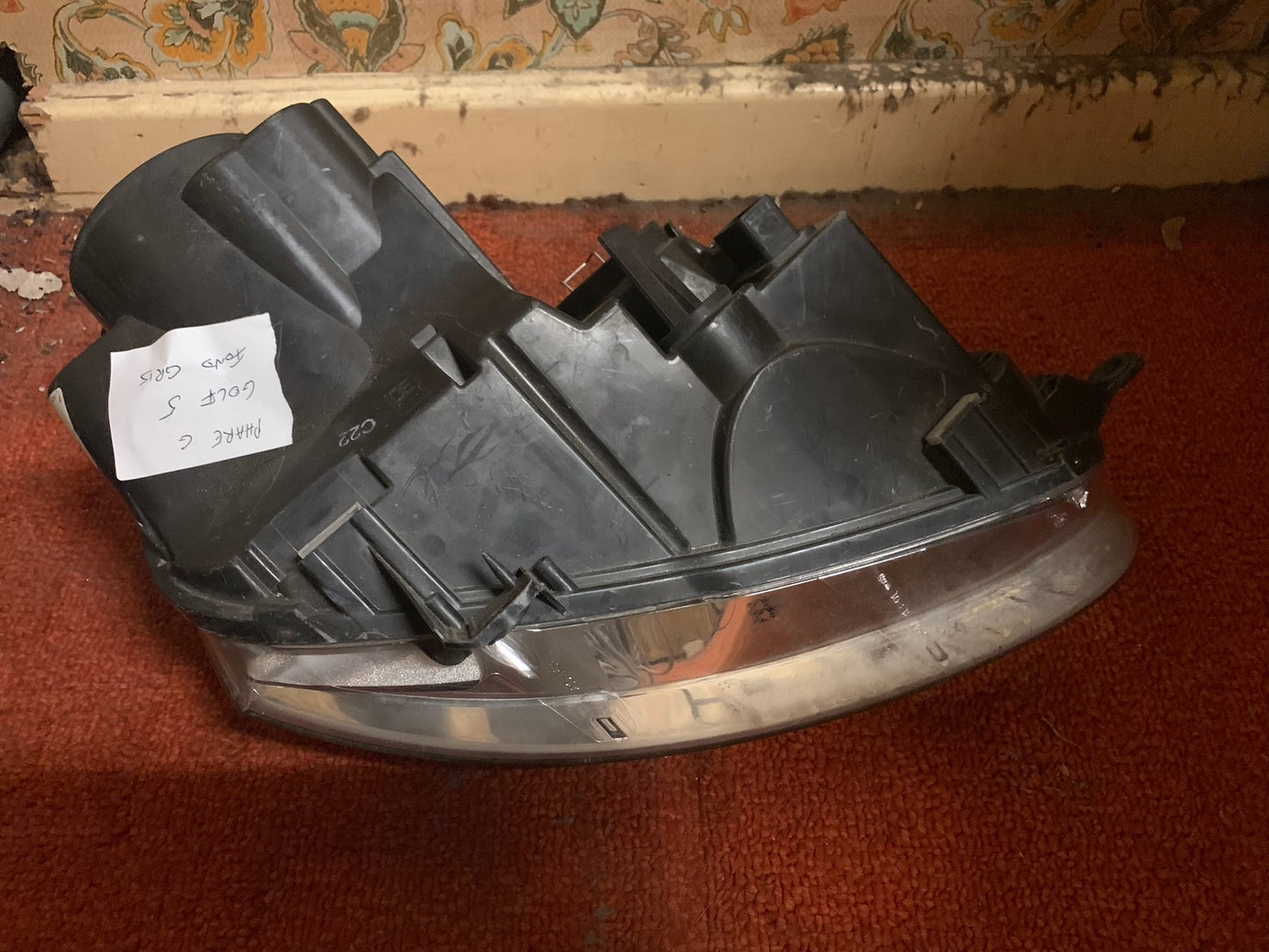 Phare avant gauche pour VOLKSWAGEN GOLF V Fond gris