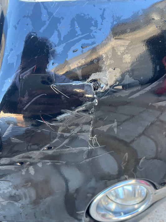 Pare choc AV noir 9672794477 Peugeot 208 1