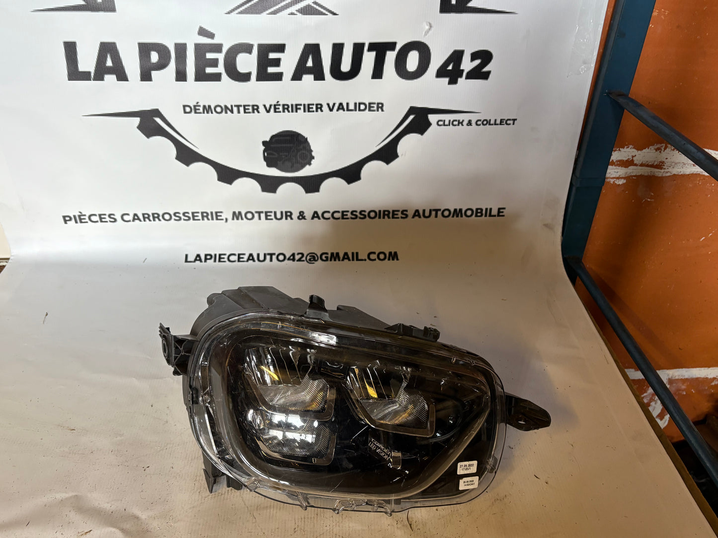 Phare avant droit Citroën C3 phase 2 led MK III (3)