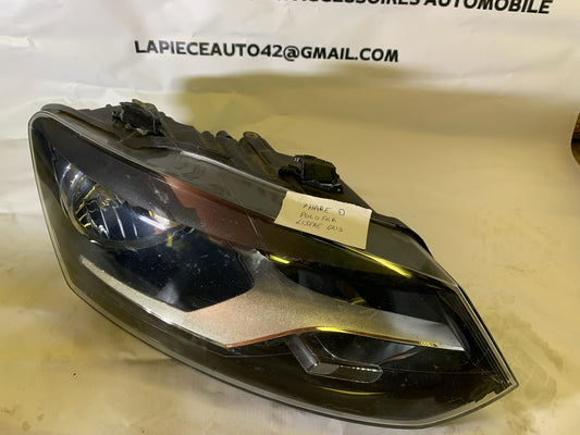 Phare avant droit Volkswagen Polo 5 (V) phase 1 liseret gris