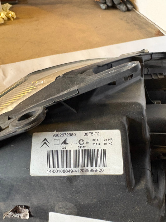 Phare avant droit Citroën C3 MK I (phase 1)