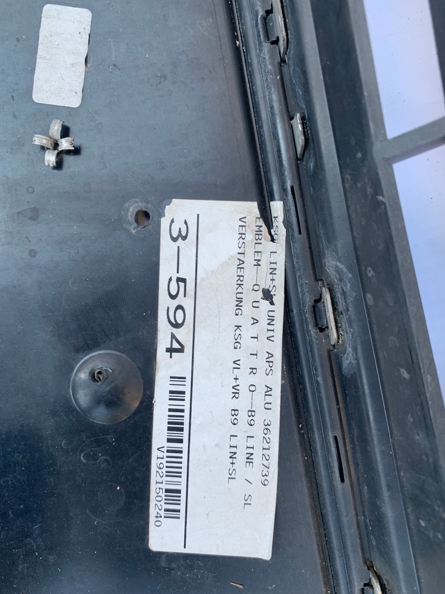 Pare choc avant Audi A4 B9