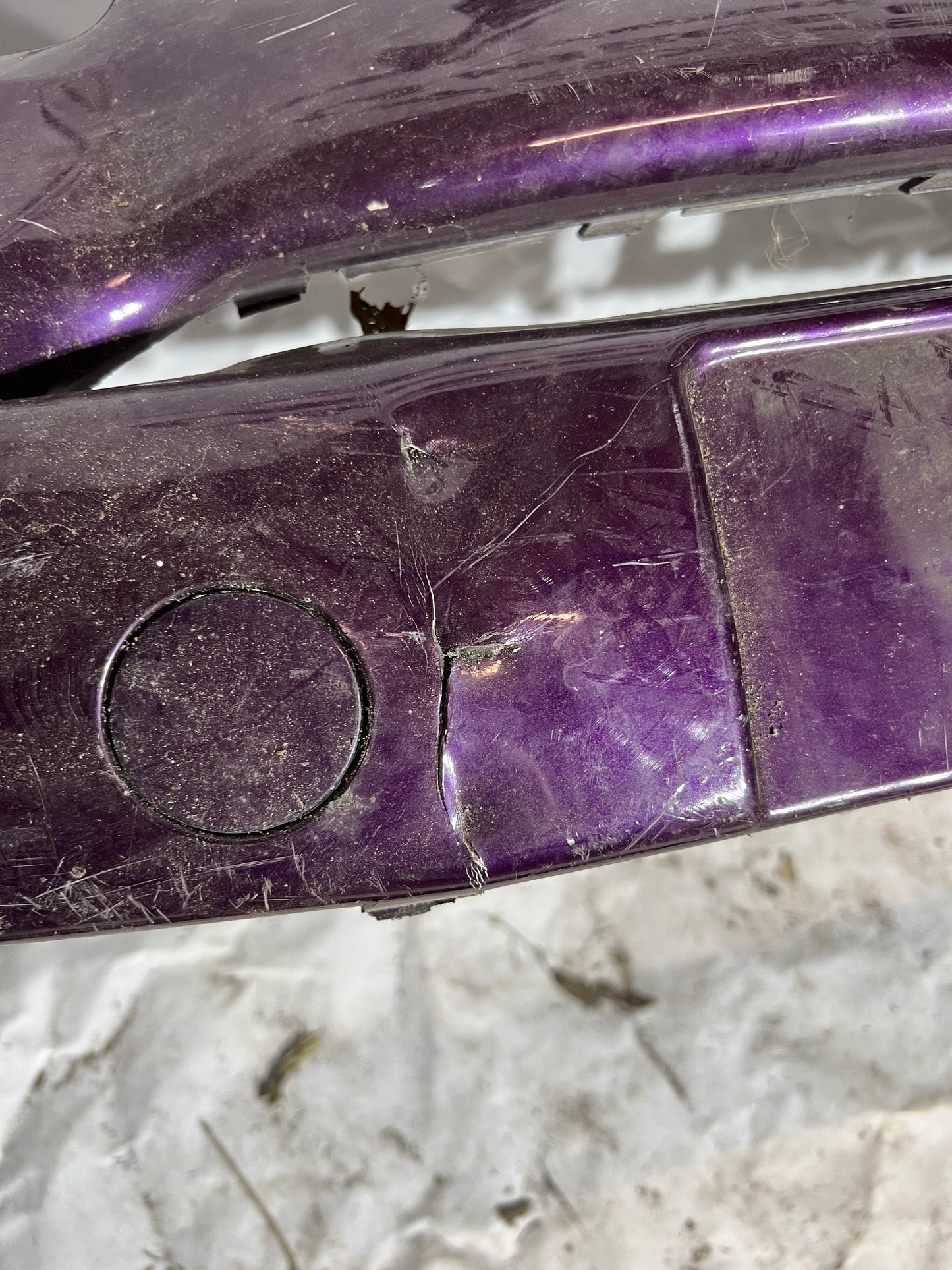 Pare choc avant Citroën C3 2 Phase 2 Violet