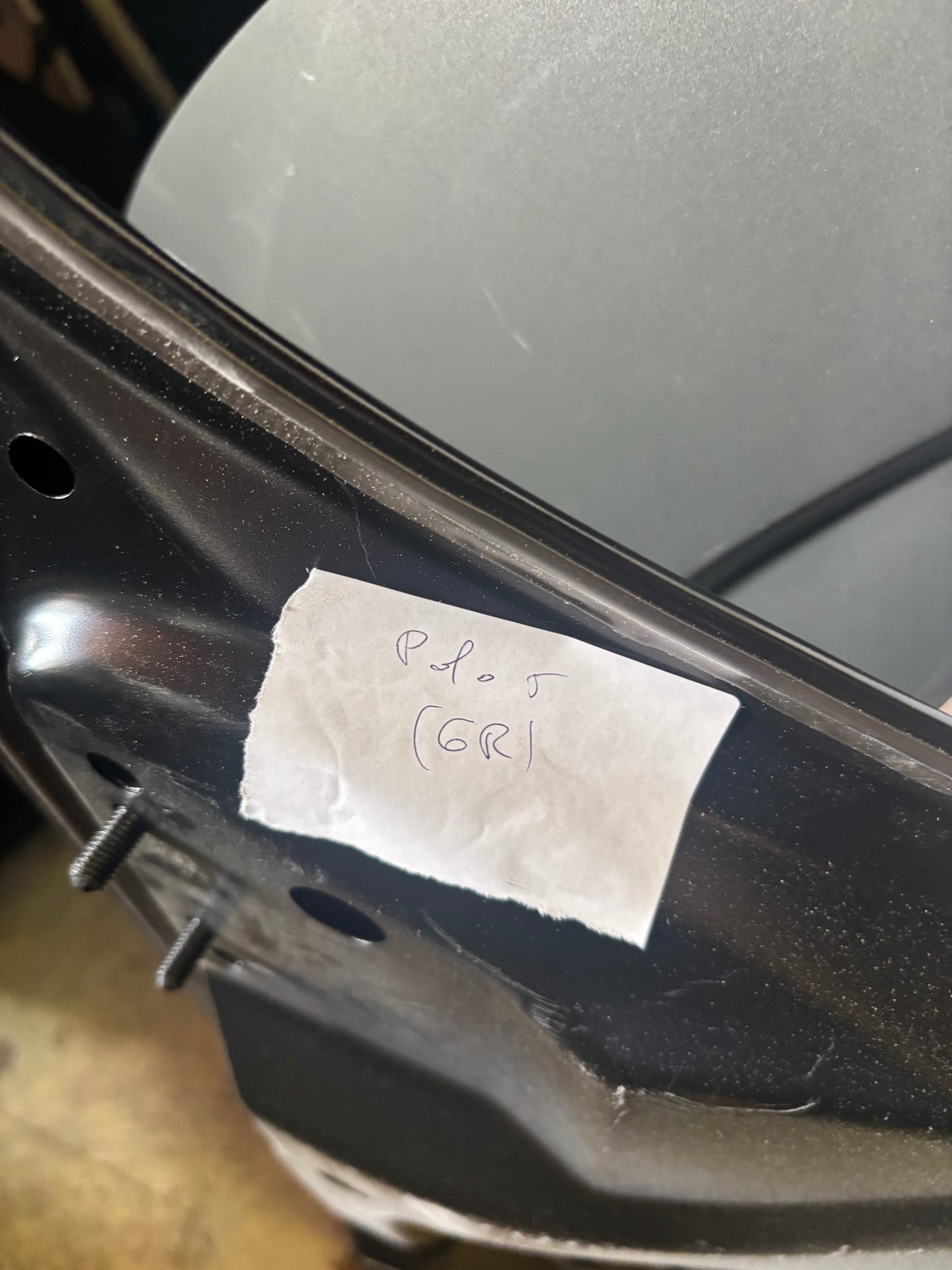 Capot Volkswagen Polo noir