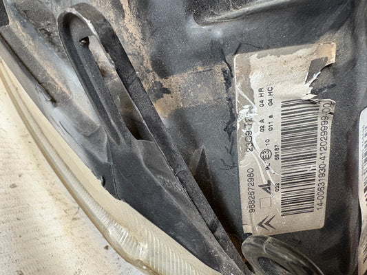 (Phare avant droit Citroën C3 MK I (phase 1)