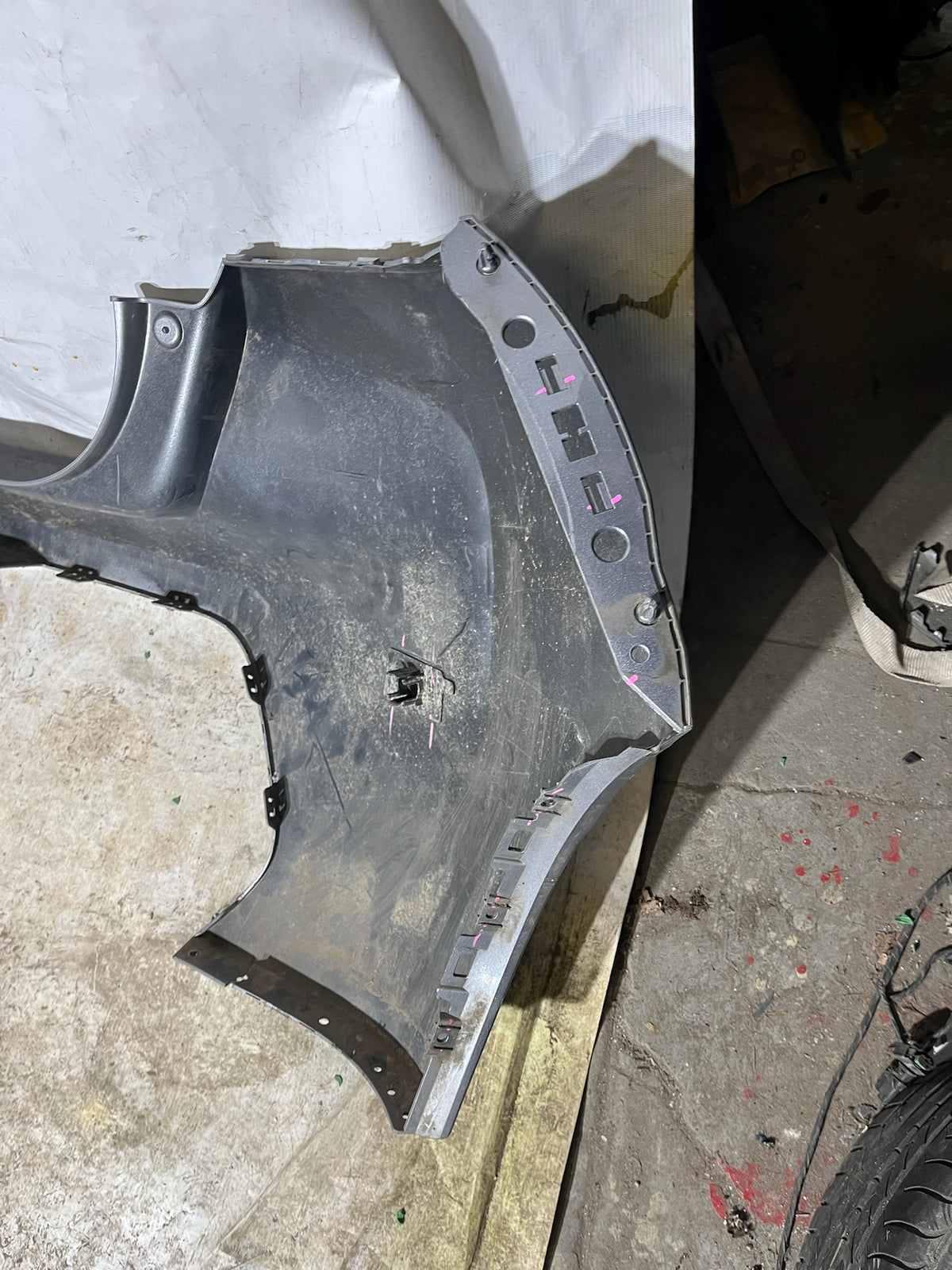 Pare choc arrière Peugeot 208 2 gris