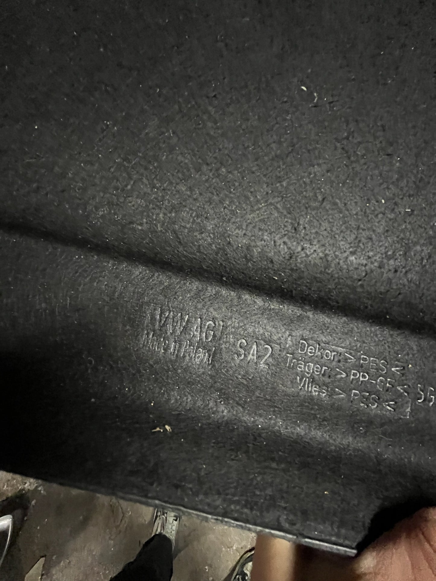 Plage arrière Volkswagen Golf 7