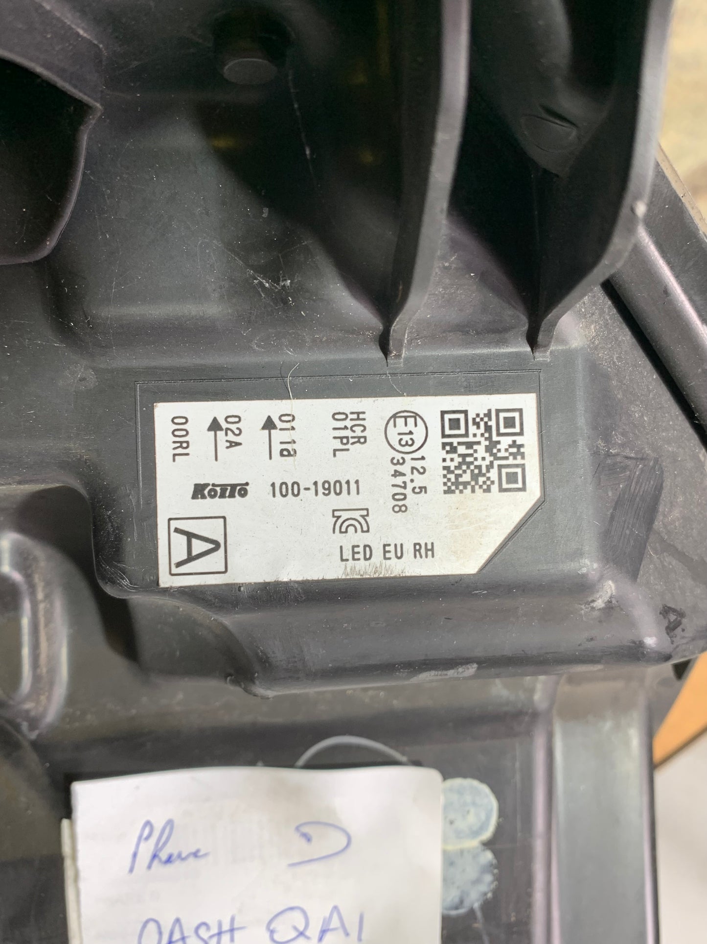 Phare avant droit Nissan Qashqai j11