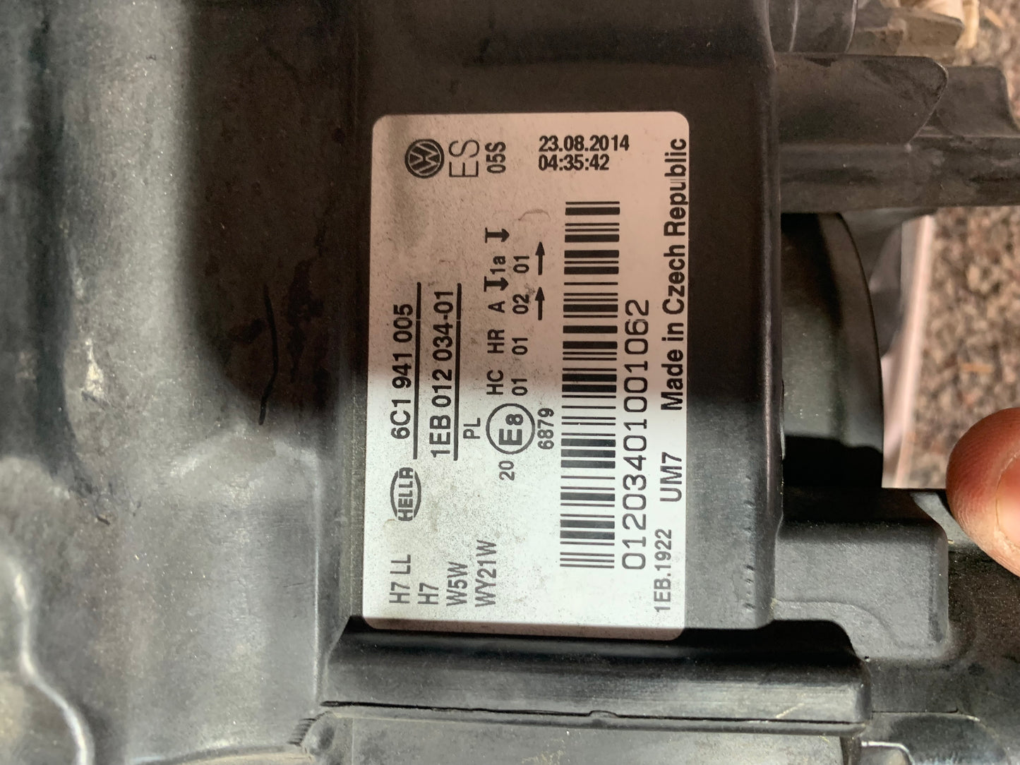 Phare avant gauche Volkswagen Polo 5 phase 2 (6C)