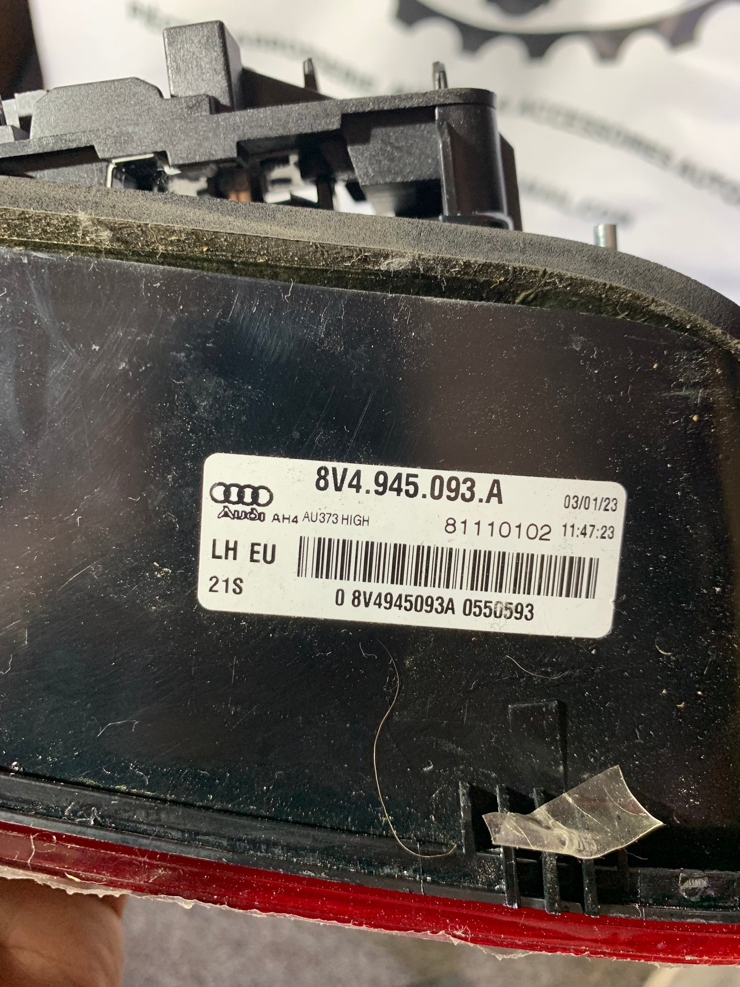 Feu arrière gauche intérieur Audi A3 8V 4 NEUF