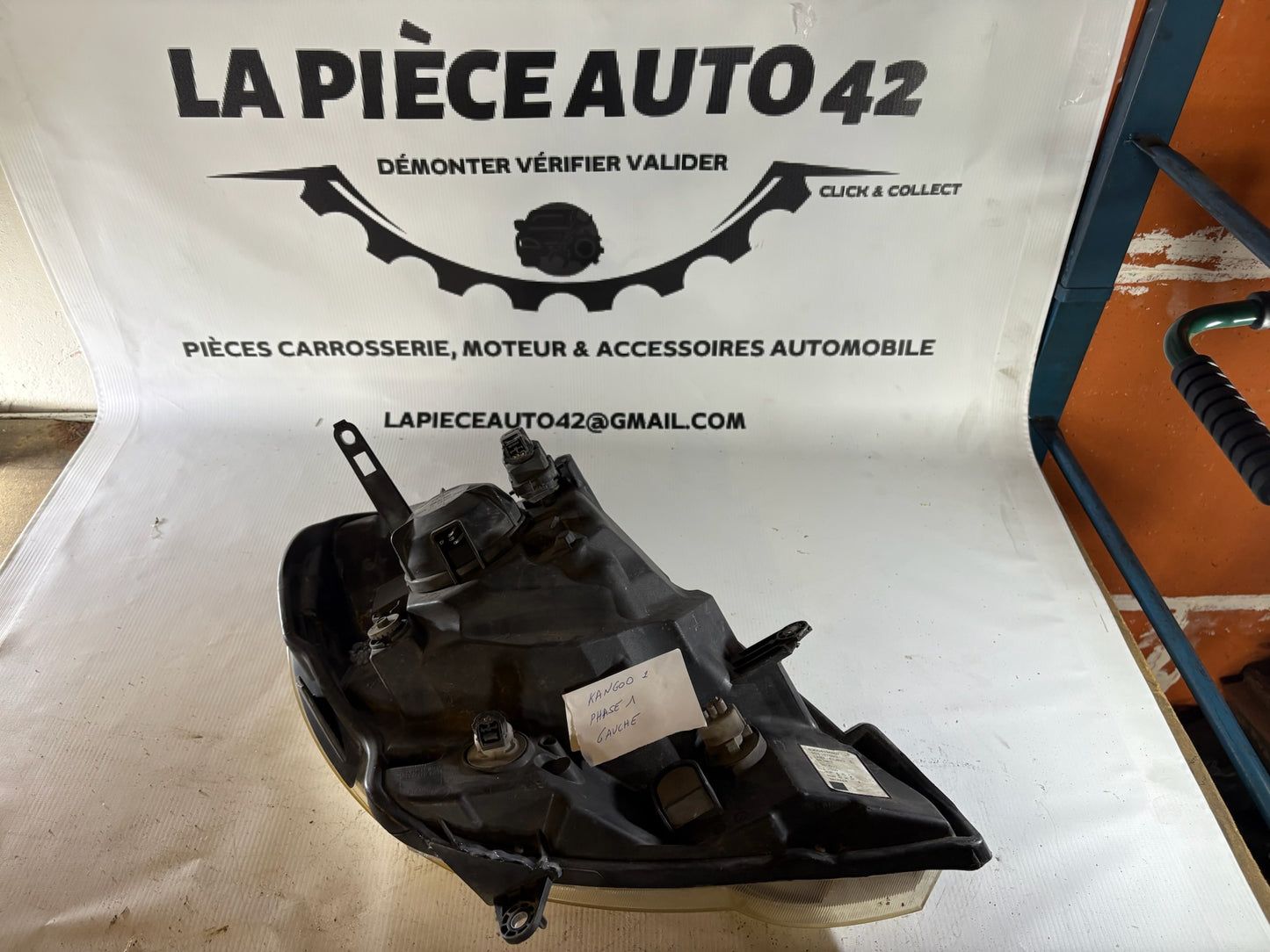 Phare avant gauche Renault Kangoo 2 phase 1