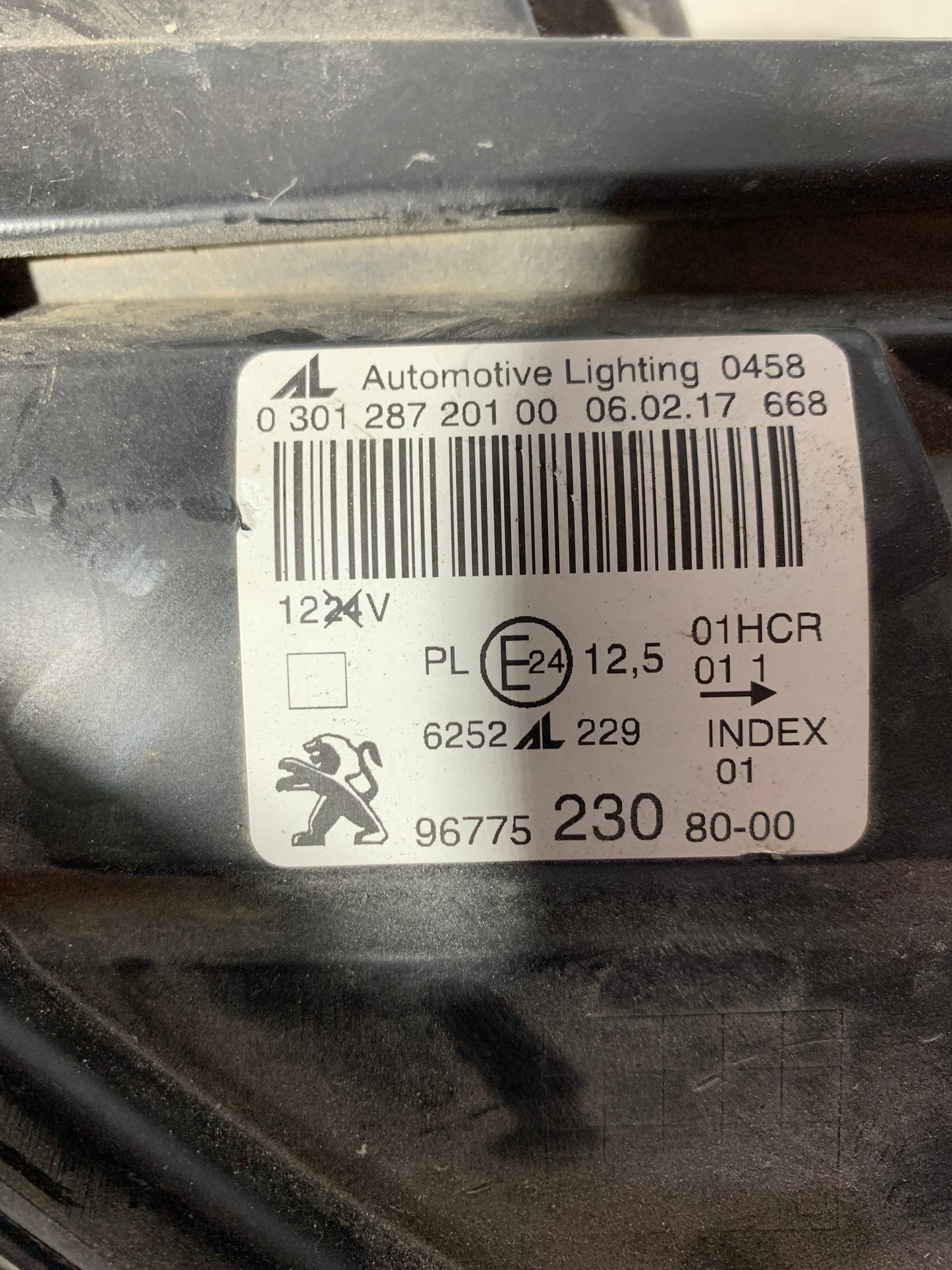 Phare avant gauche Peugeot 308 2 phase 1