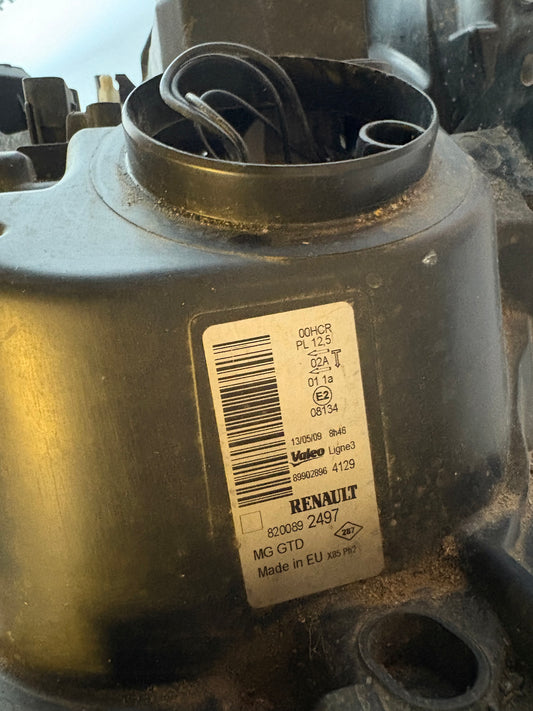 Renault Phare gauche Clio 3 phase 2