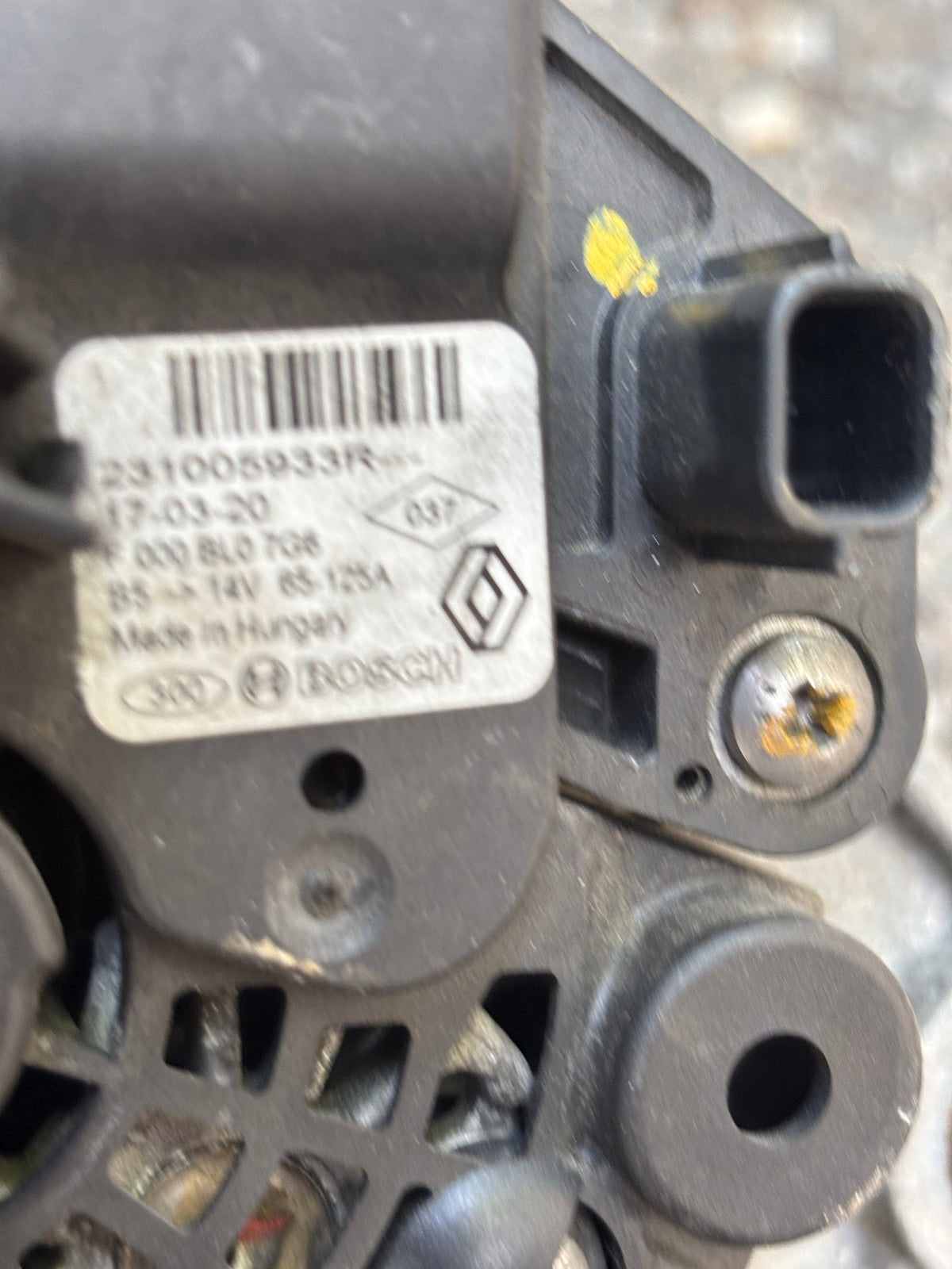 Alternateur Renault Dacia Sandero 2
