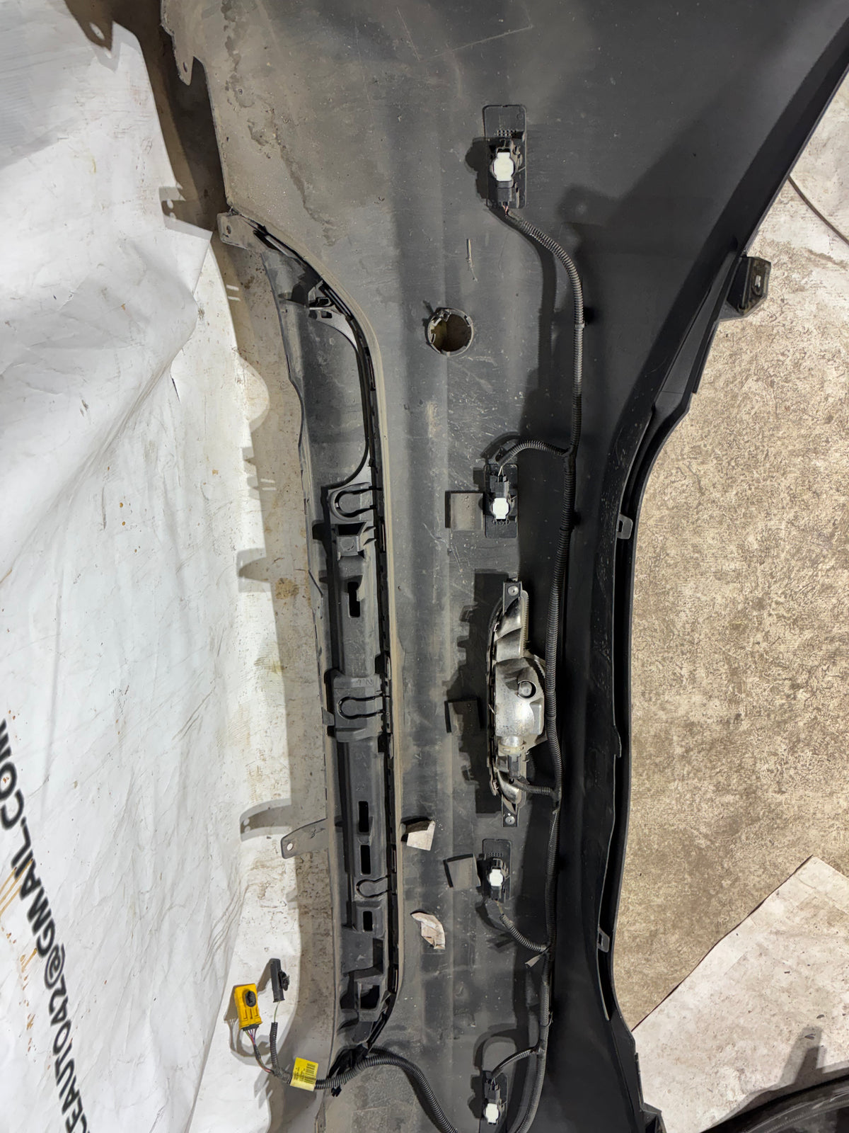 Pare choc arrière Peugeot 208 1 phase 1 gris anthracite