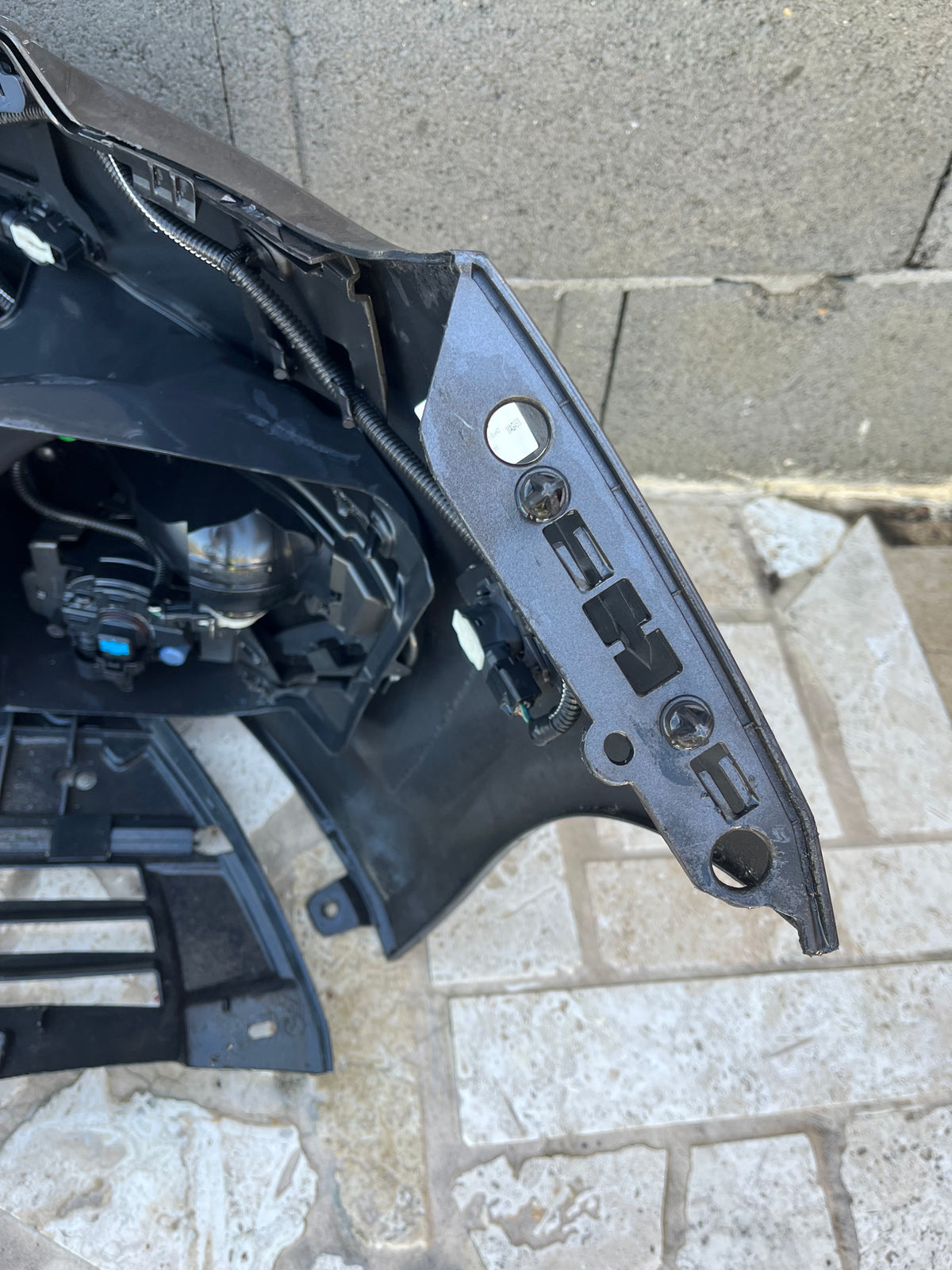 Pare choc AV gris anthracite Peugeot 308 2