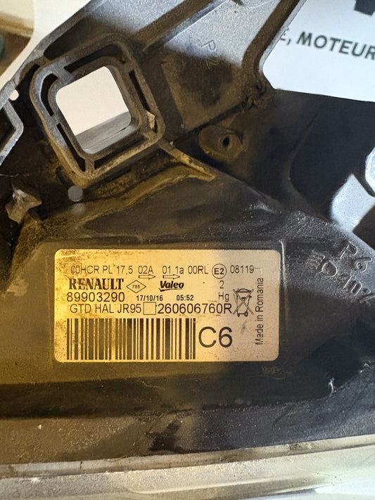 Phare avant gauche Renault Senic 3 phase 1