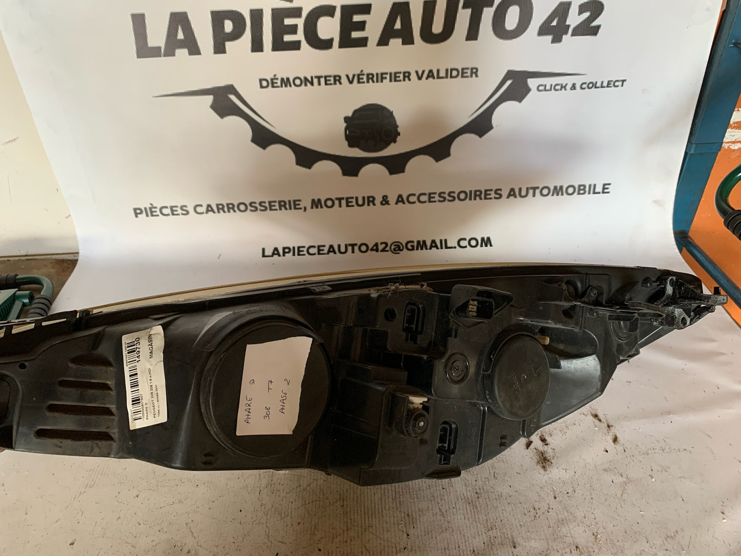 Phare avant droit Peugeot 308 T7 phase 2