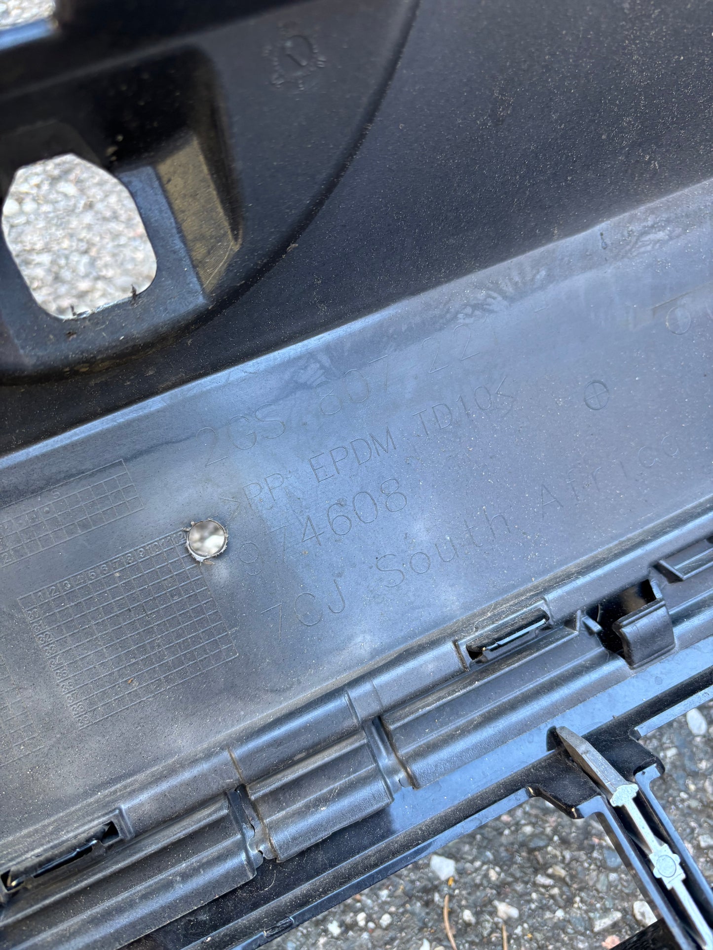 Pare choc avant Volkswagen Polo 6 phase 2 R-line (2g) 4 radars