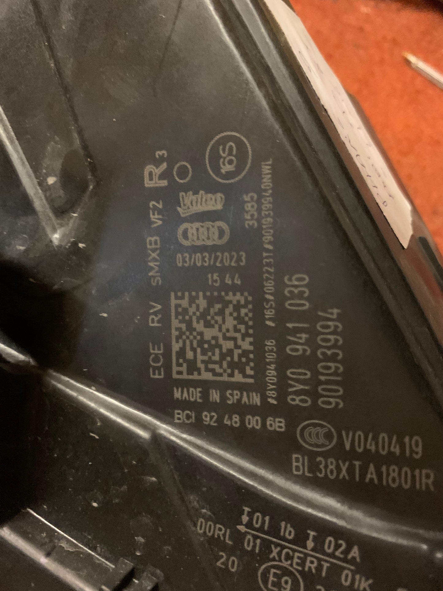 Phare avant droit Audi A3 8Y S LINE