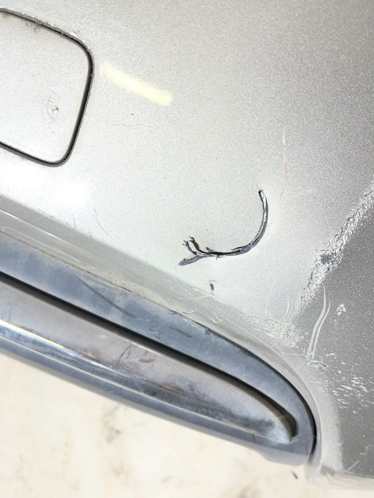 Pare choc arrière Citroën C4 2 marron