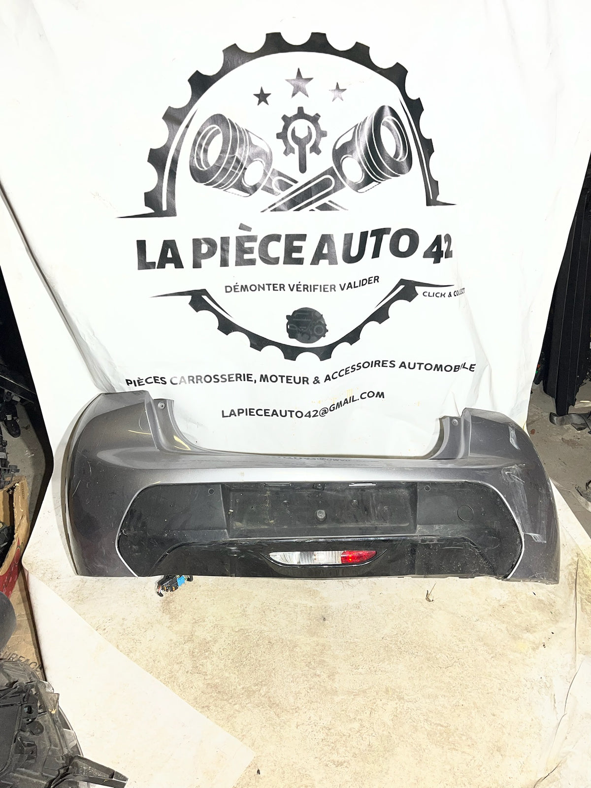 Pare choc arrière Peugeot 208 2 + Radar et Caméra gris