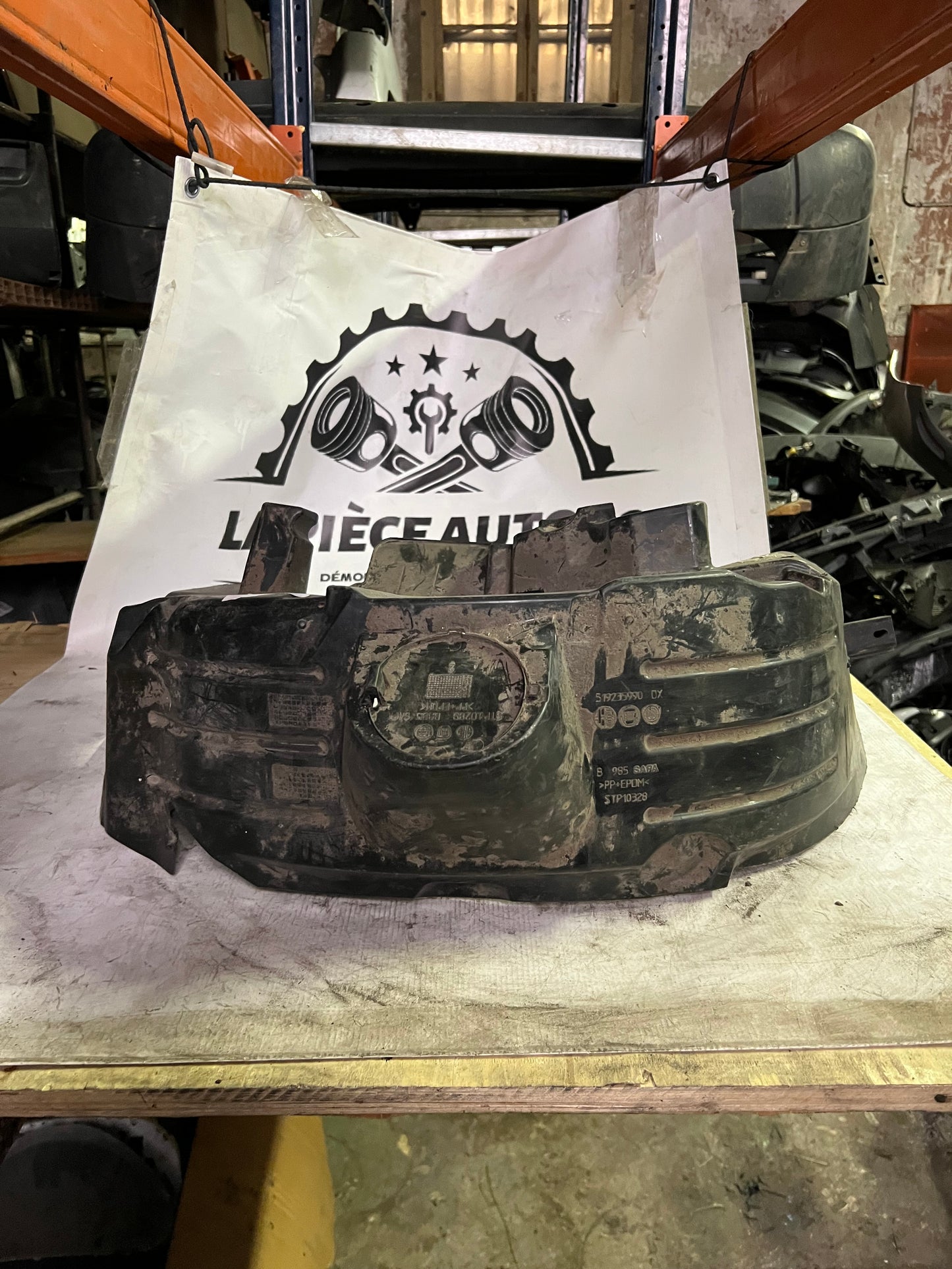 Pare boue arrière droit Fiat Panda 3