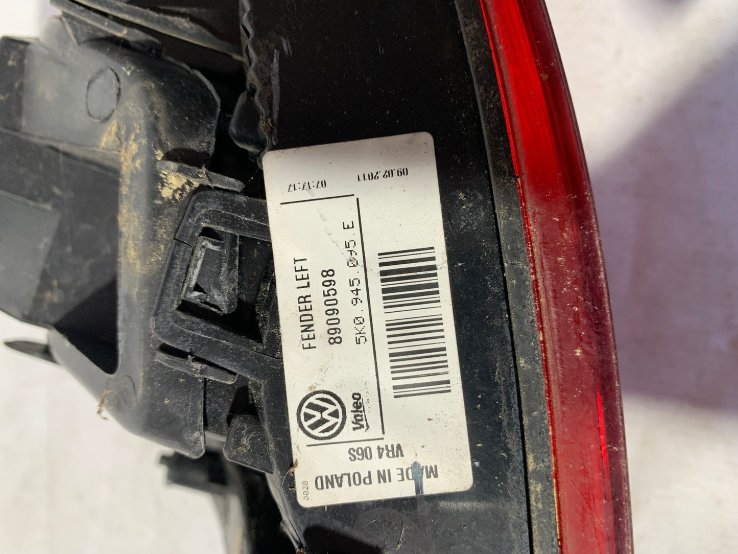 Feu arrière gauche extérieur Volkswagen golf 6