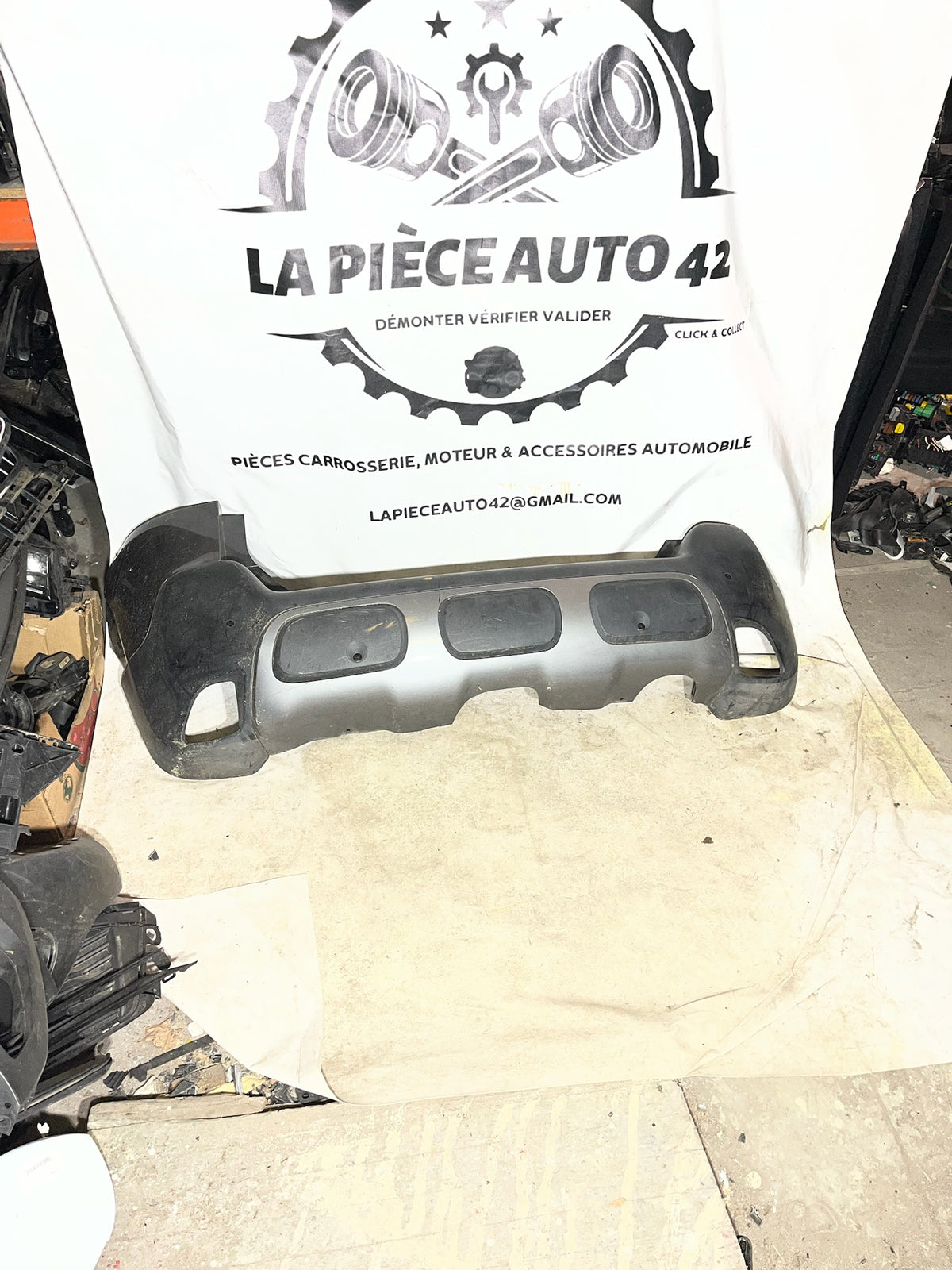 Pare choc arrière Citroën C3 Aircross + emplacement Radar
