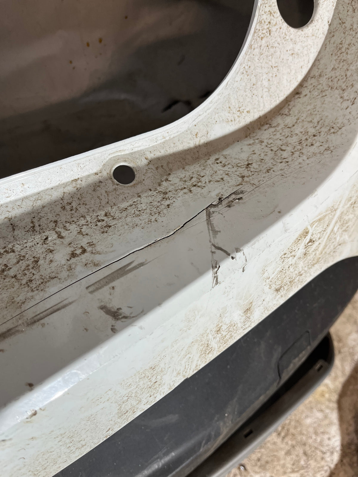 Pare choc arrière Dacia Sandero 3 blanc