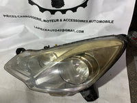 Phare avant gauche Citroën C3 2 phase 1 liseré blanc
