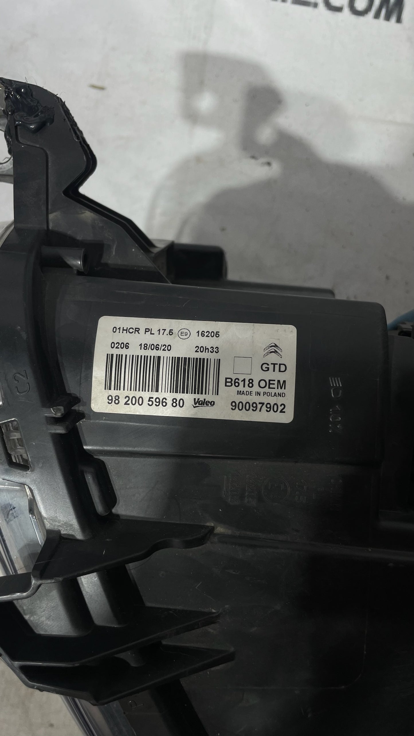 Phare avant gauche Citroën C3