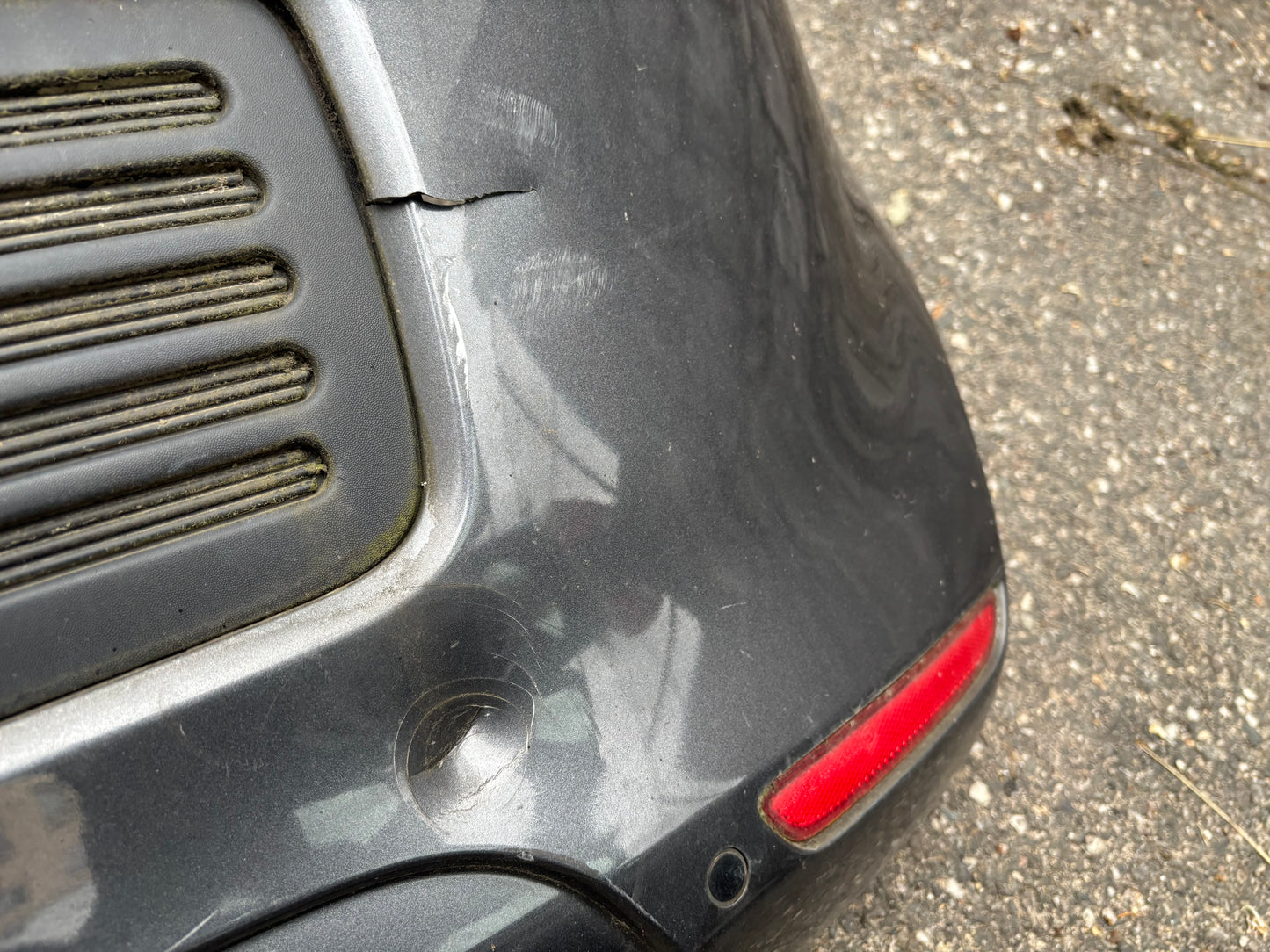 Pare choc arrière Renault Twingo 3 Gris anthracite