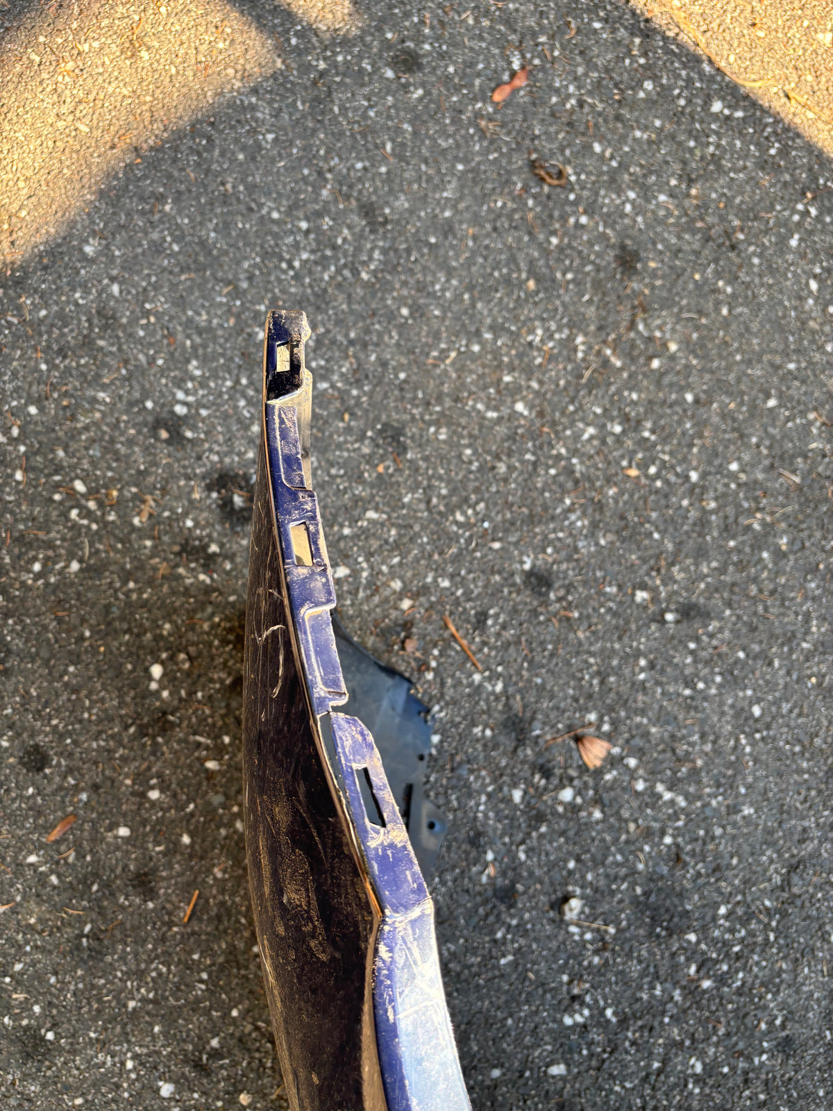 Pare choc avant Dacia Sandero 2 phase 1 Bleu