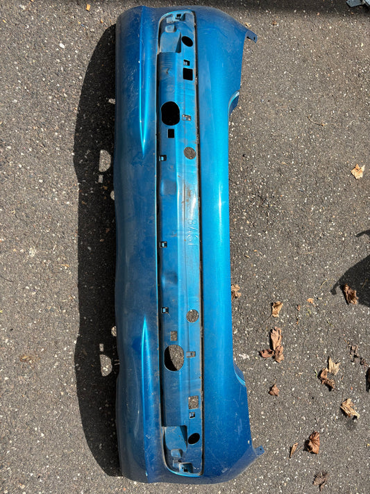 Pare choc arrière Peugeot 207 bleu