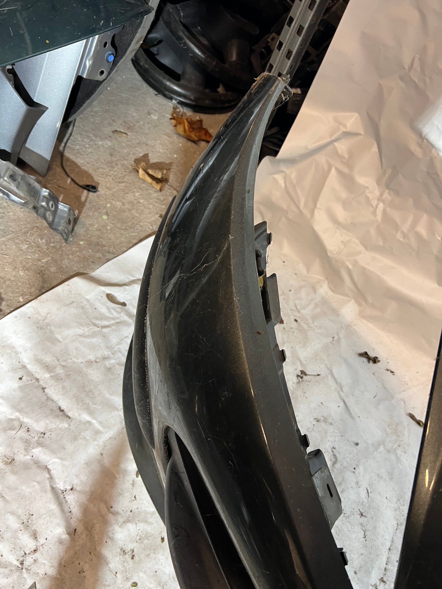 Pare choc avant Peugeot 207 vert