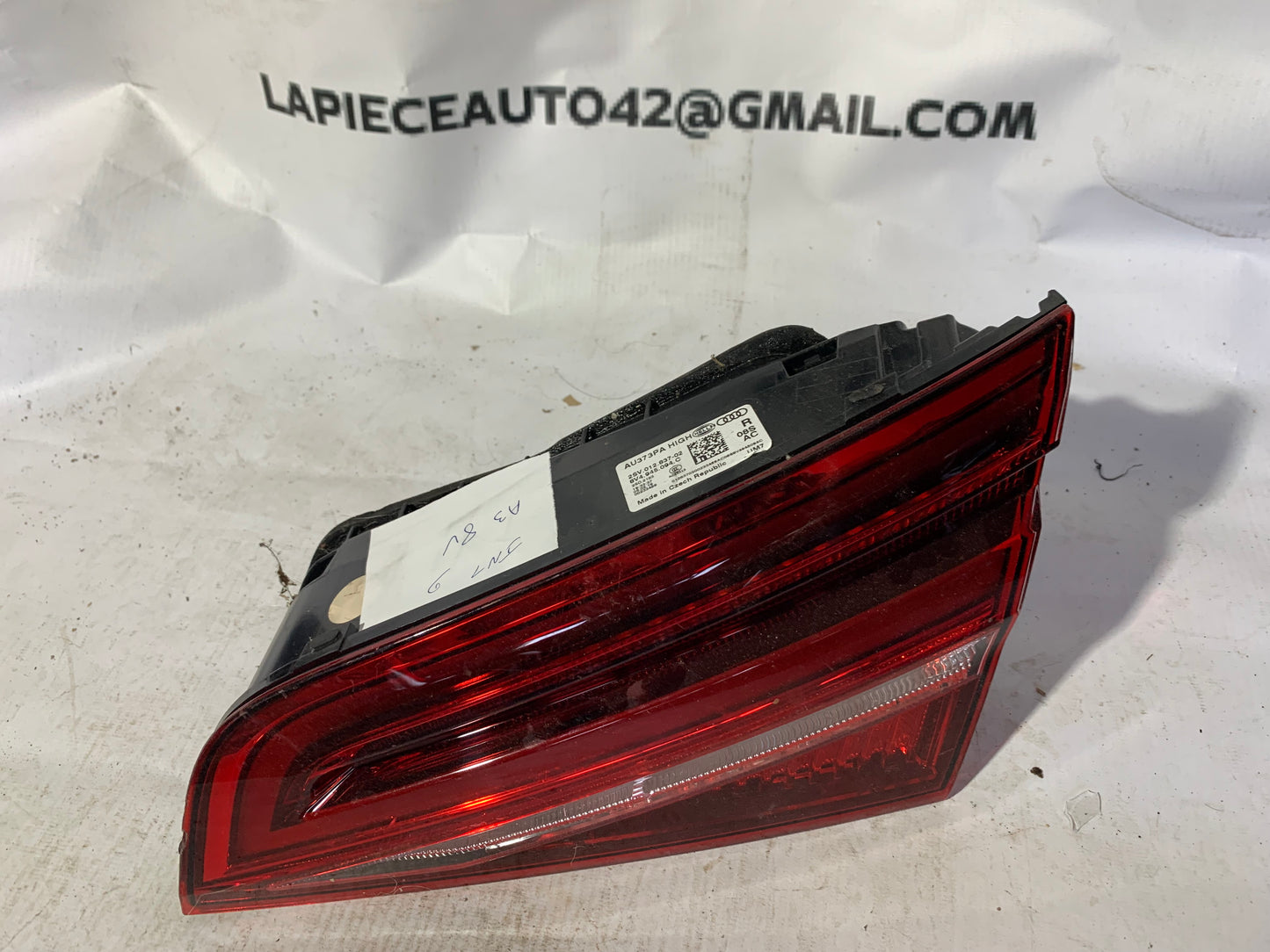 Feu arrière droit intérieur Audi A3 8V