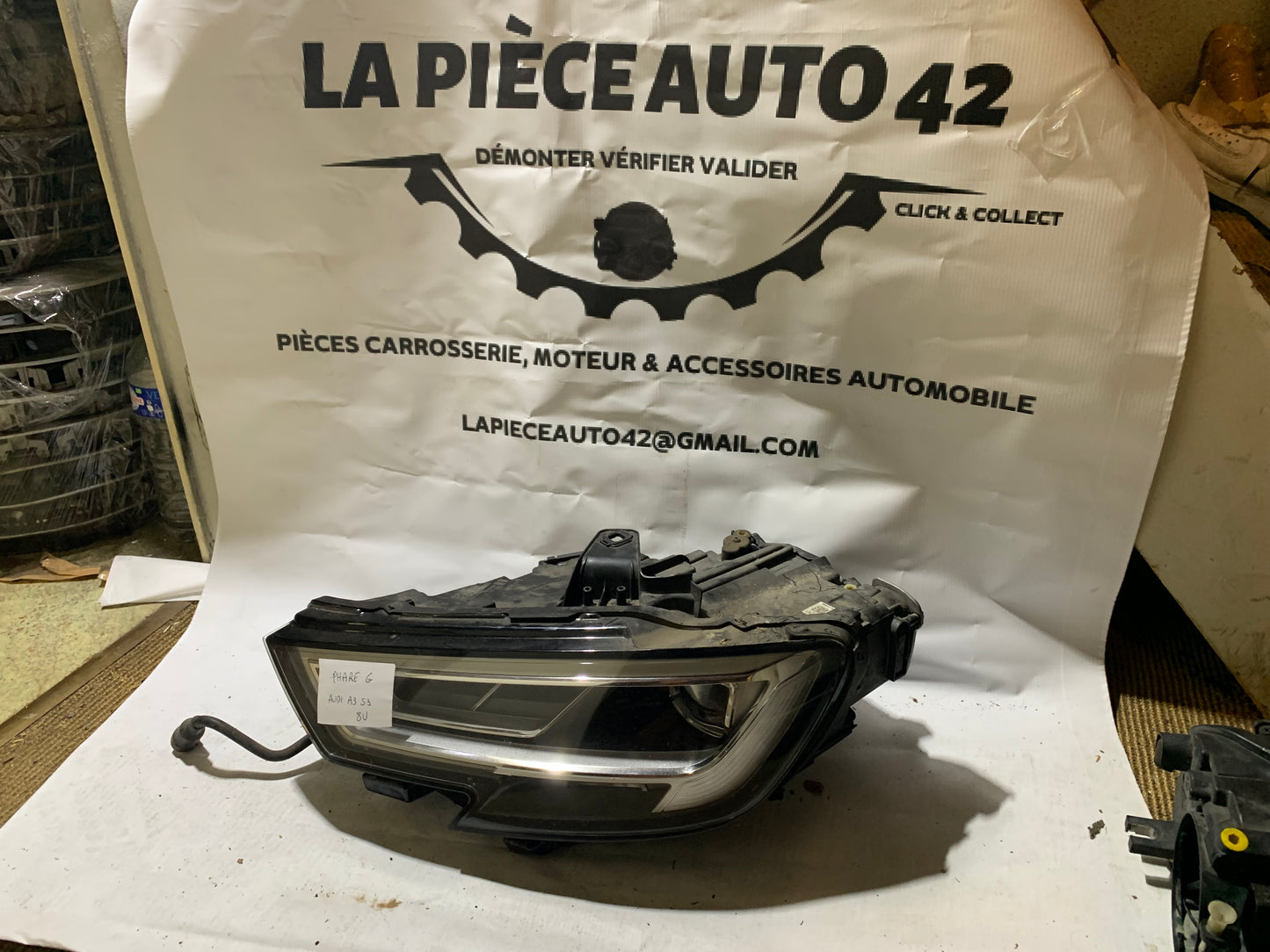 Phare avant gauche Audi A3 S3 8V phase 2