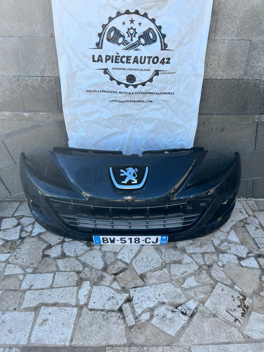 Pare choc AV noir 9688071577 Peugeot 207