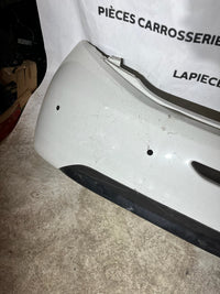 Pare choc arrière Peugeot 208 1 blanc + emplacement Radar