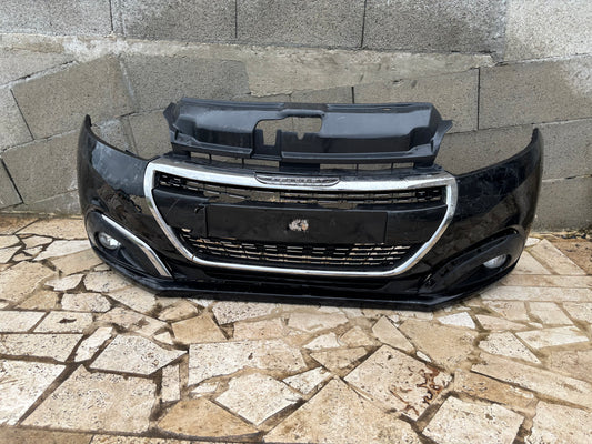 Pare choc avant Peugeot 208 1 phase 2 noir