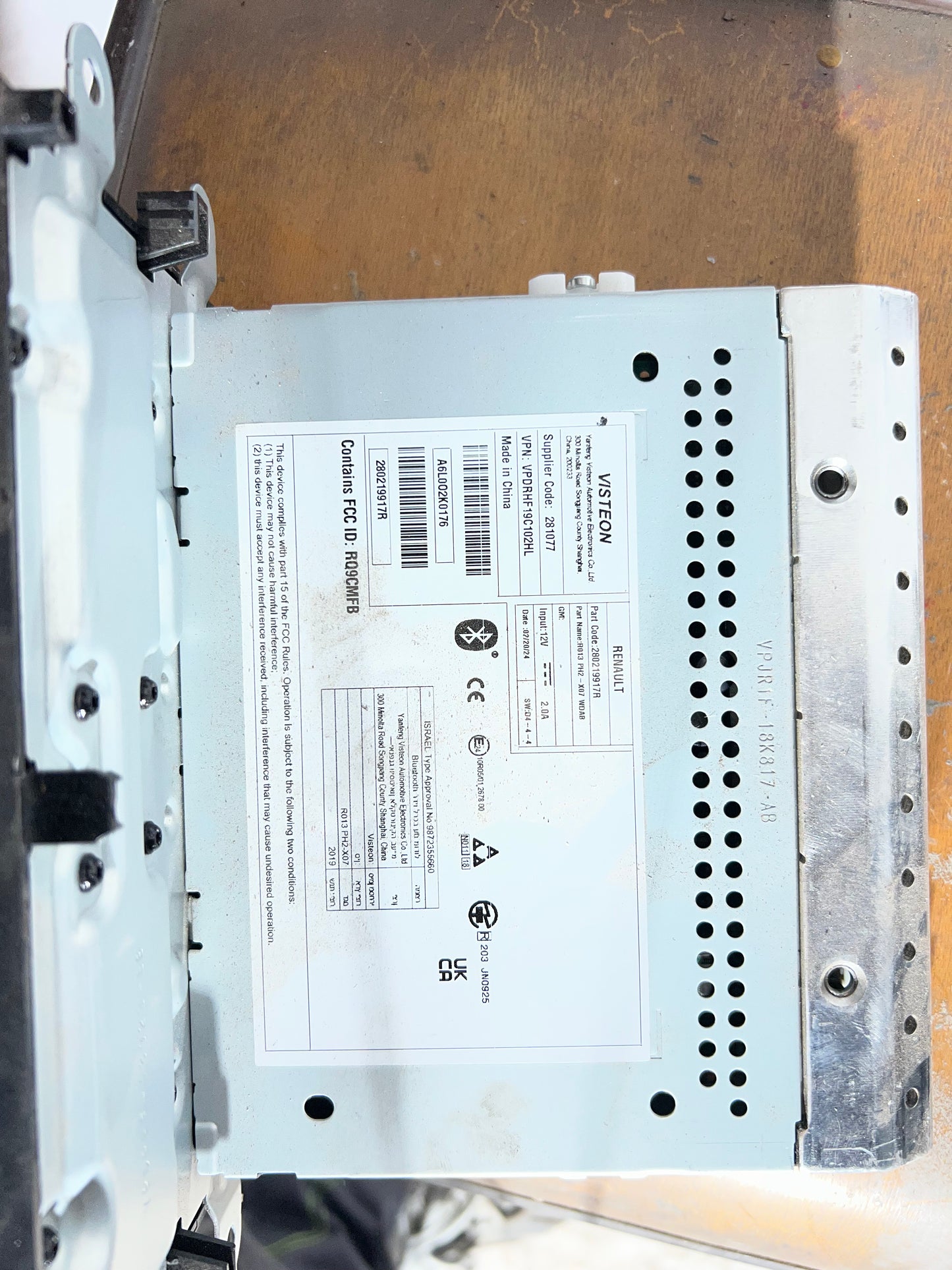 Autoradio Renault Dacia